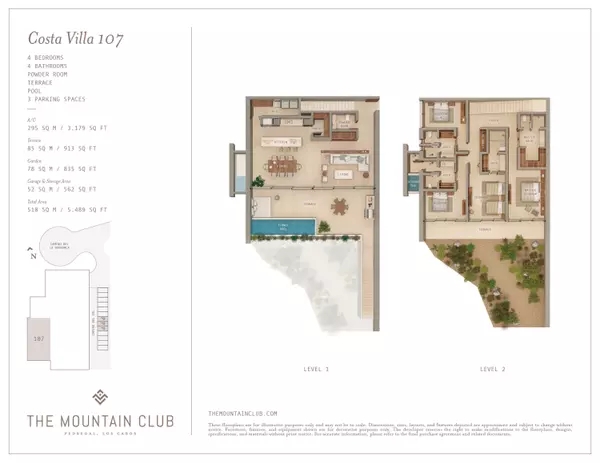Cabo San Lucas, BCS,107 Costa Villa 107, C. Barranca  #The Mountain Club 107