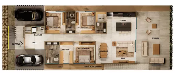 Cabo Corridor, BCS,#SINGLE LEVEL CASA ADOBE
