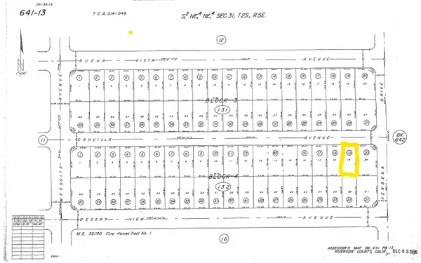 Desert Hot Springs, CA 92240,0 Cahuilla AVE