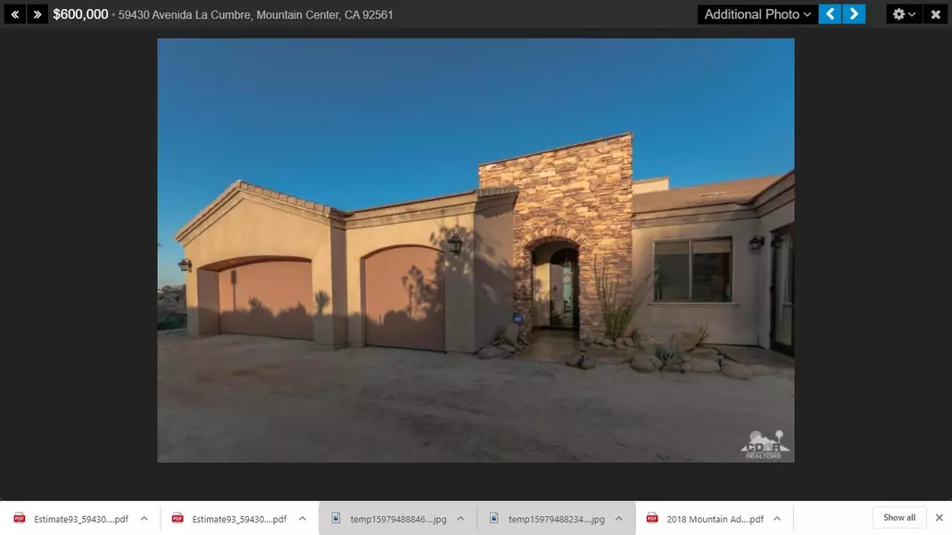 59430 Avenida La Cumbre, Mountain Center, CA 92561