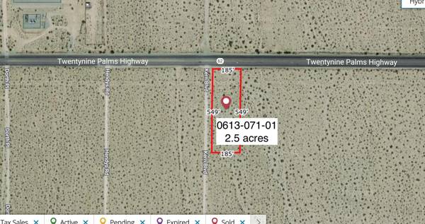 25 Acres On Hwy 62 Near Kern BLVD, 29 Palms, CA 92277