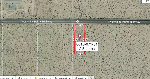 25 Acres On Hwy 62 Near Kern BLVD, 29 Palms, CA 92277