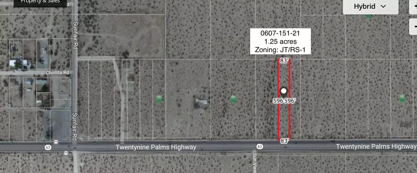 125 Acres Hwy 62 Near Sunfair RD, Joshua Tree, CA 92252