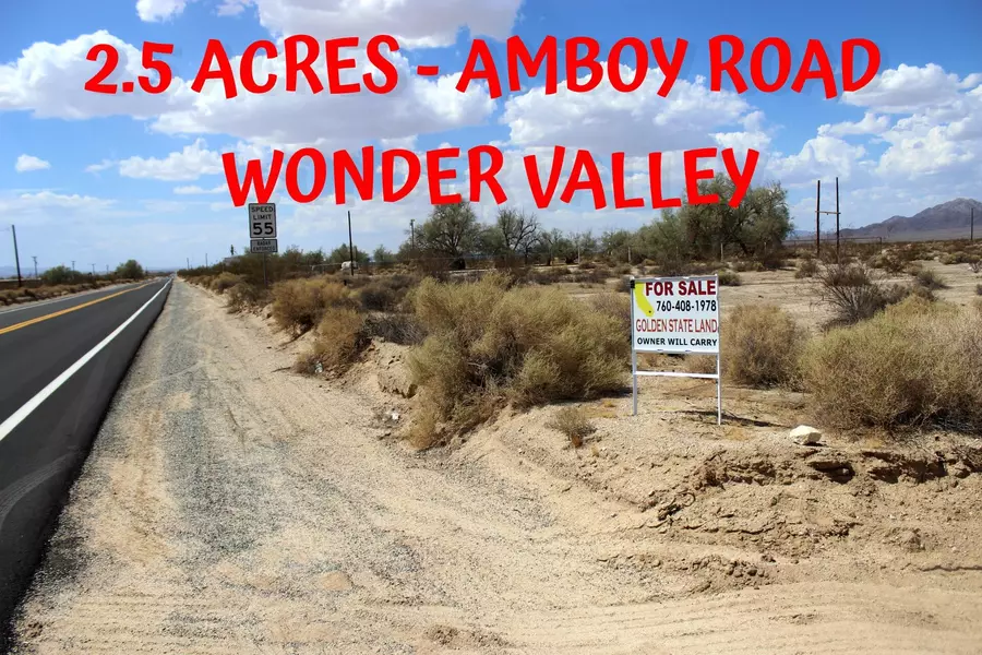 87800 Amboy RD, 29 Palms, CA 92277