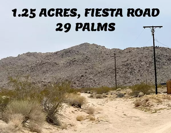 0 Fiesta RD, 29 Palms, CA 92277