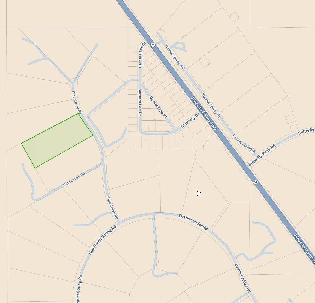 Garner Valley, CA 92561,0 Pipe Creek Road