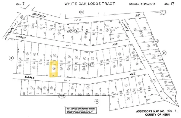 Rosamond, CA 93561,0 Maple Ave Lot #125