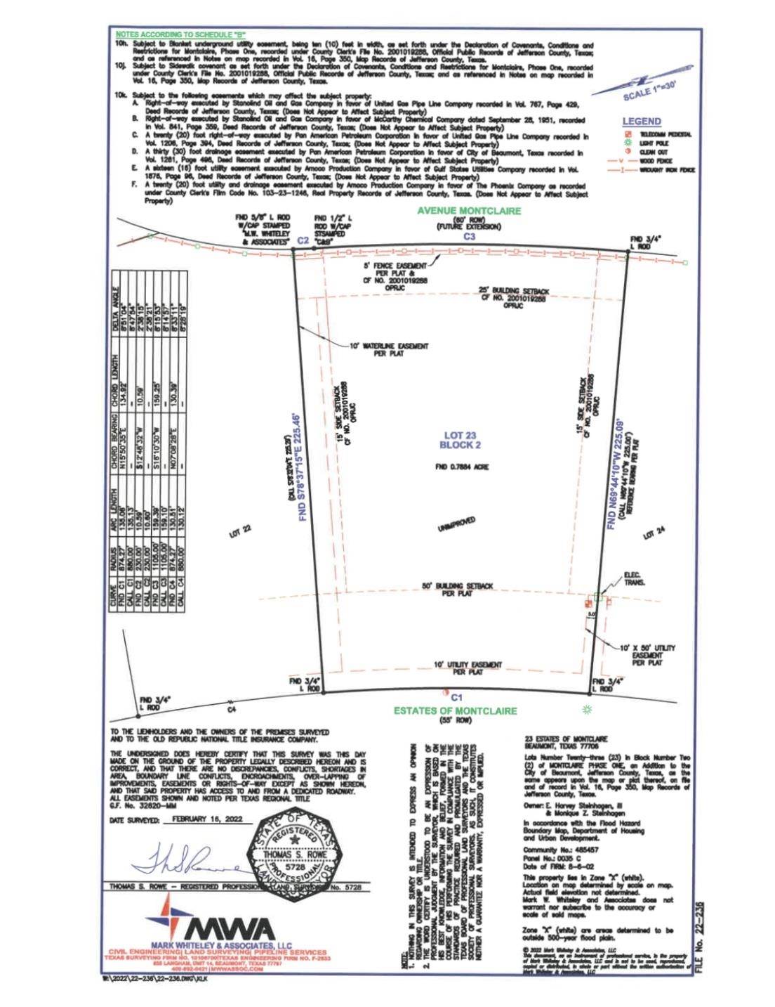 Beaumont, TX 77706,23 ESTATES OF MONTCLAIRE