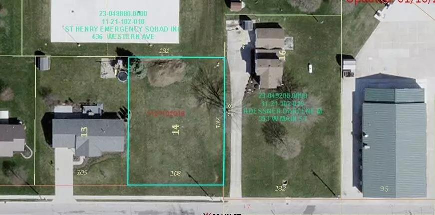 Saint Henry, OH 45883,421 W Main Street #LOT #14