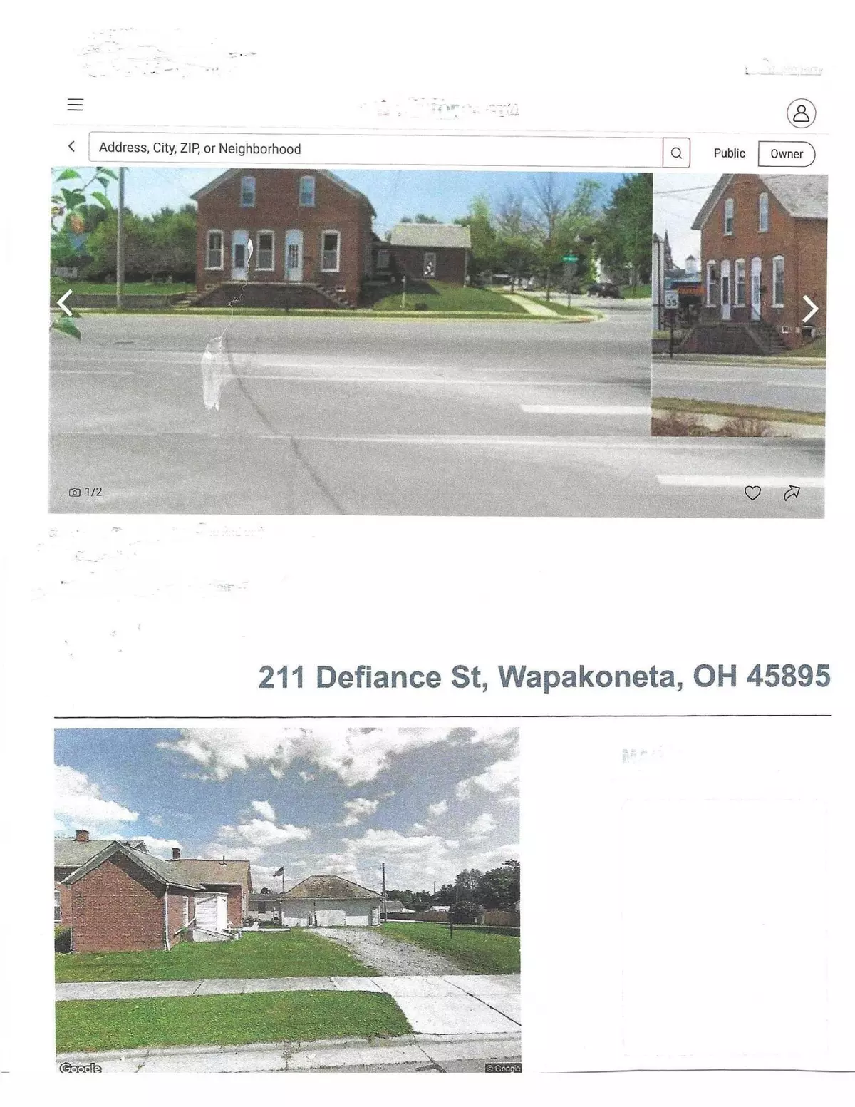 Wapakoneta, OH 45895,211 Defiance Street