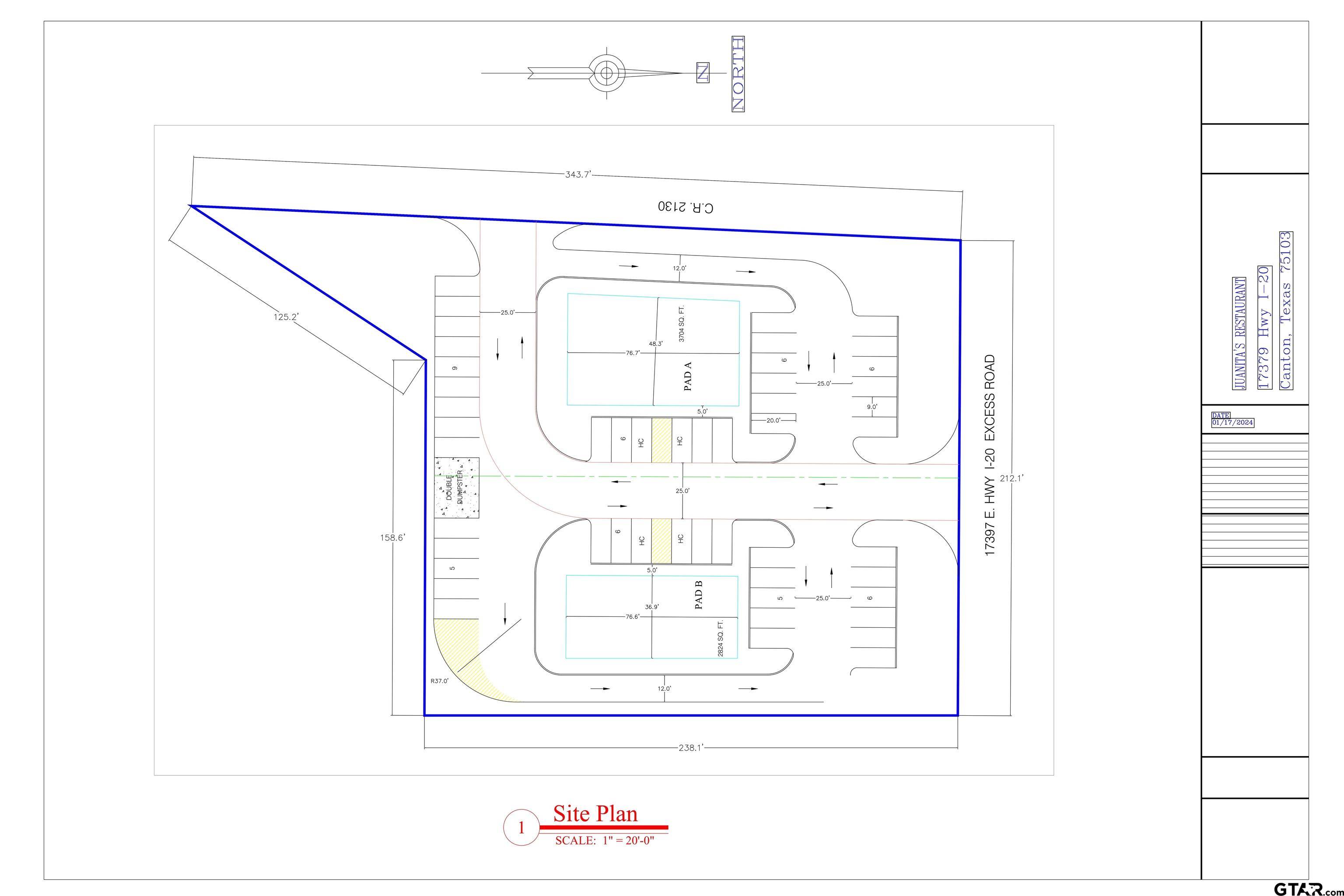 Canton, TX 75103,17379 I-20 S Access Rd Pad A