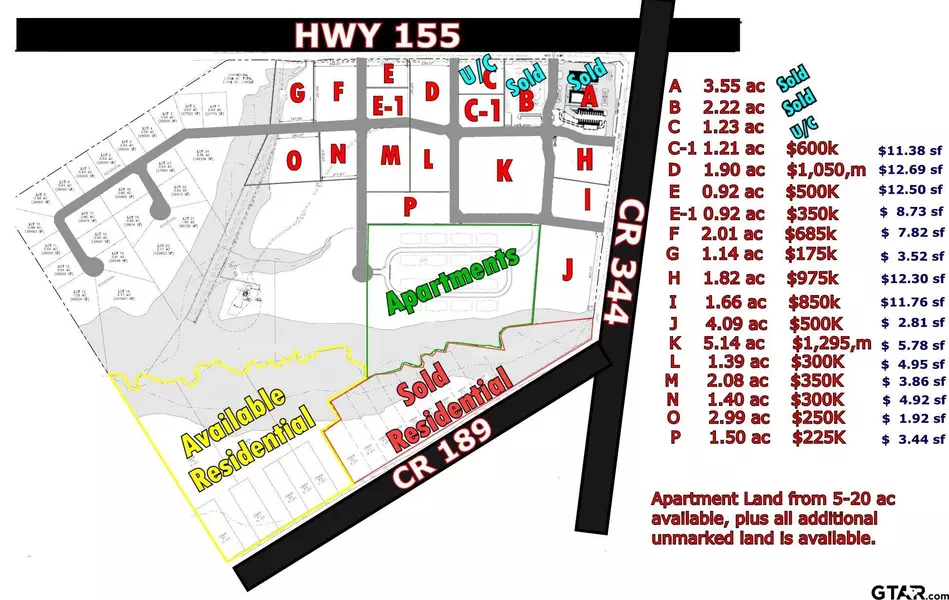 20175 S HWY 155 LOT L, Flint, TX 75762
