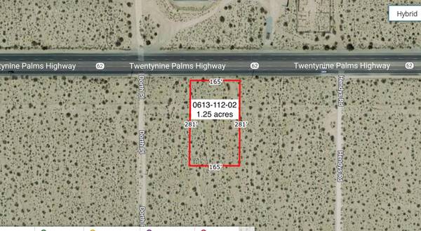 0 Acres Hwy 62 And Hendys RD, Twenty-nine Palms, CA 92277