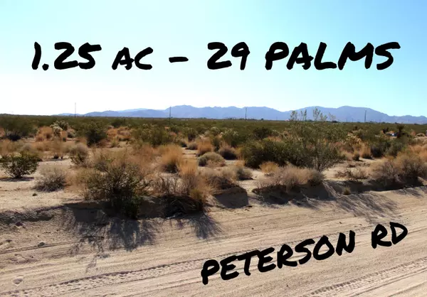 Twenty-nine Palms, CA 92277,0 Peterson RD