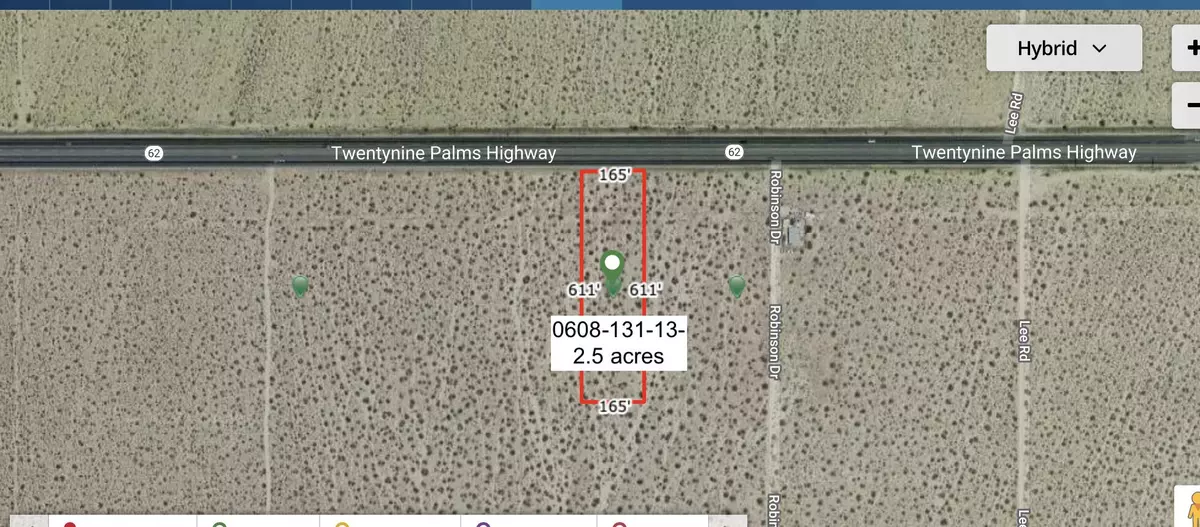 Joshua Tree, CA 92252,0 Acres Hwy 62 Near Robinson DR