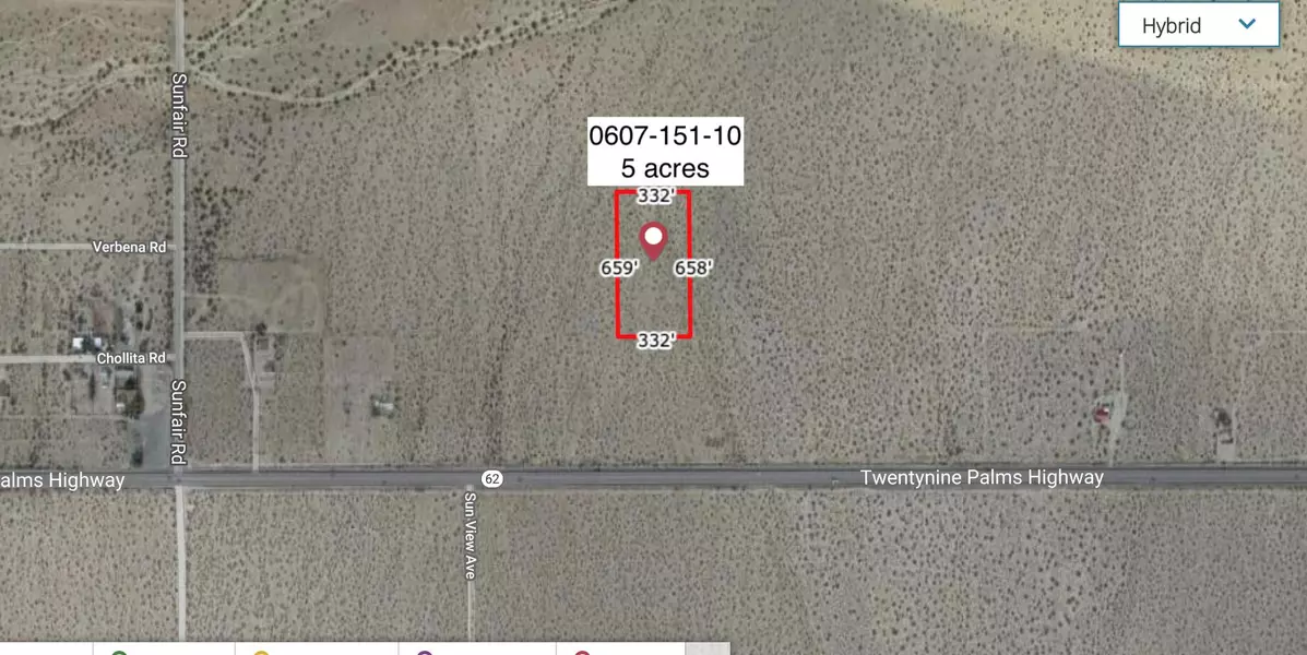 5 Acres Near Hwy 62 And Sunfair RD, Joshua Tree, CA 92252