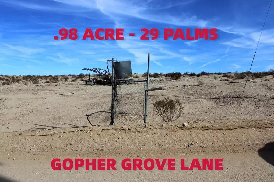 0 Gopher Grove RD, Twenty-nine Palms, CA 92277