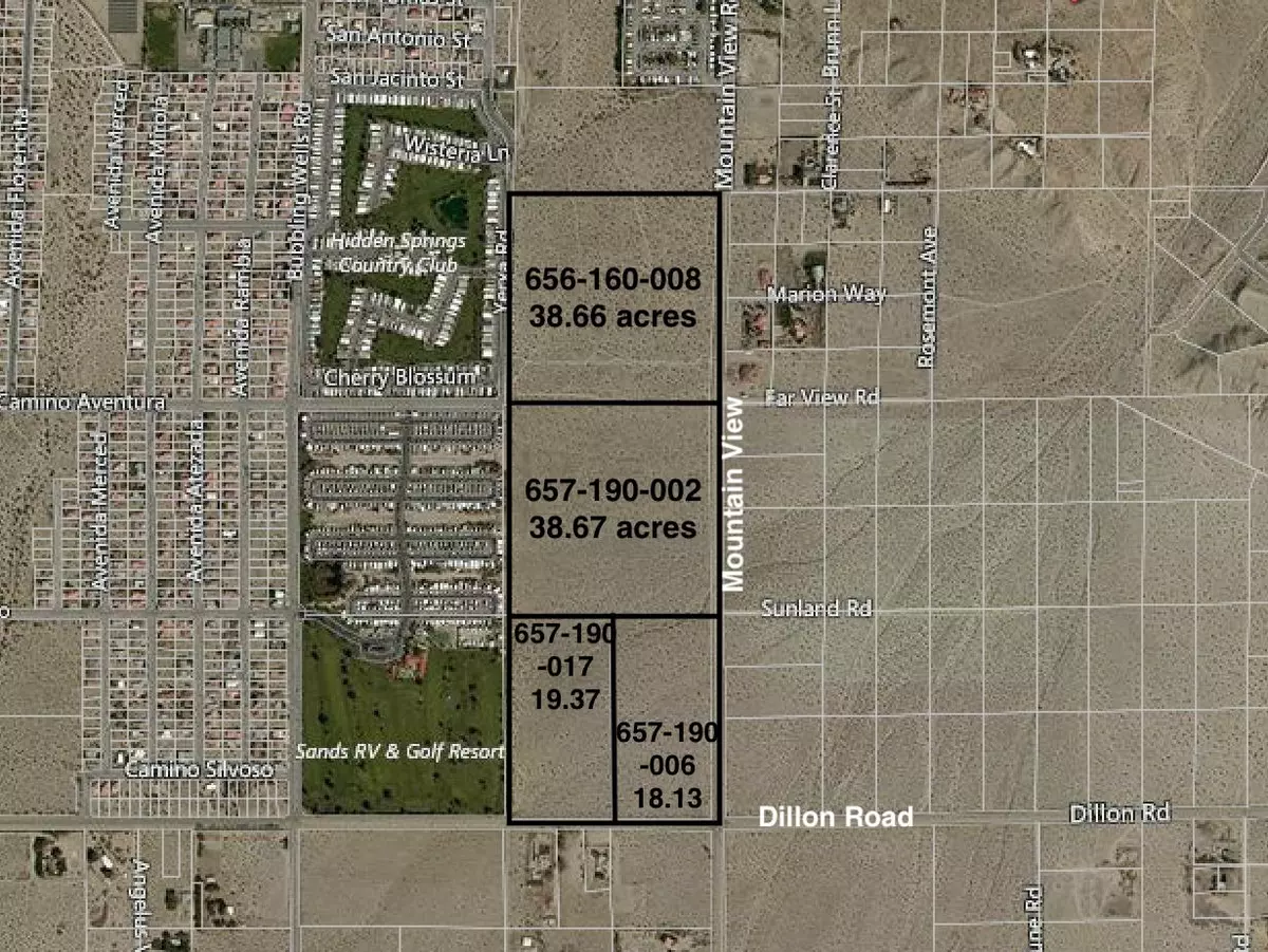 Desert Hot Springs, CA 92241,114 Acres Dillon &amp; Moutain Vie