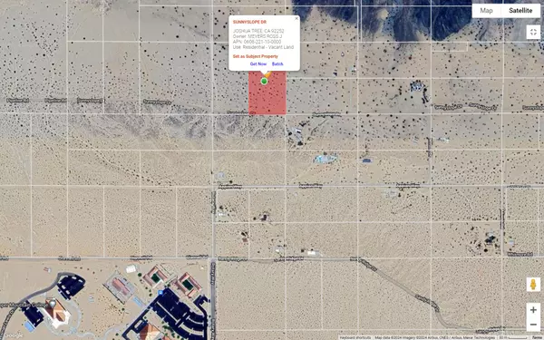 Joshua Tree, CA 92252,0 Sunnyslope DR