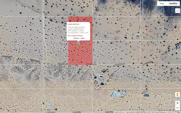 Joshua Tree, CA 92252,0 Sunnyslope DR