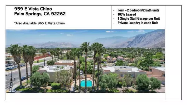 Palm Springs, CA 92262,959 E Vista Chino