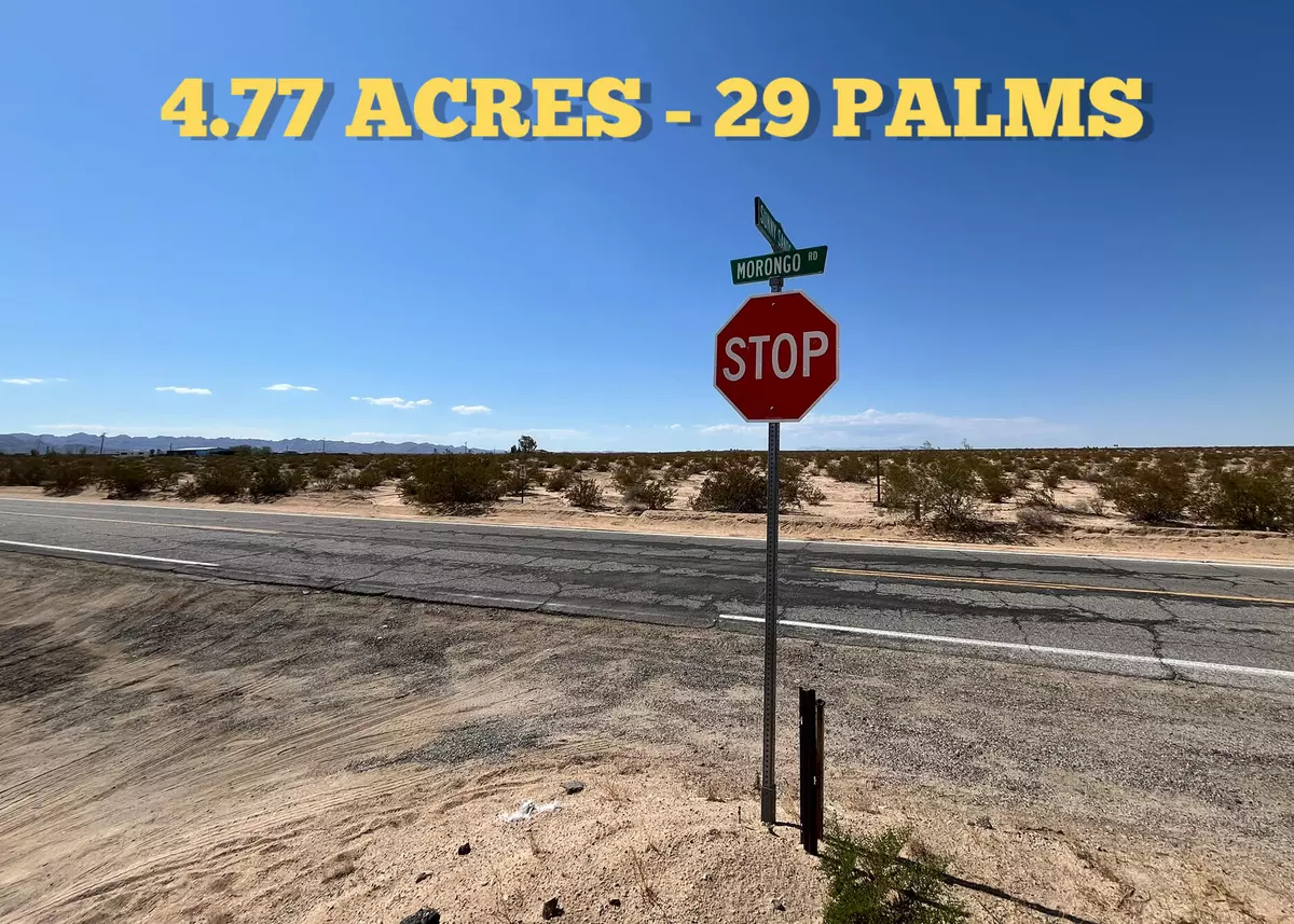 Twenty-nine Palms, CA 92277,0 Morongo RD