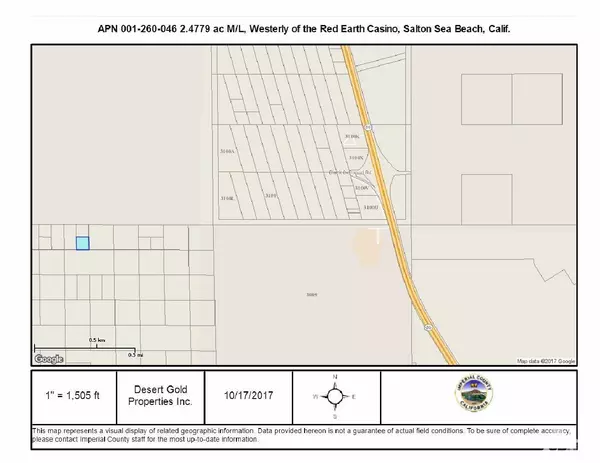 0 Vac Dsrt W Of Red Earth Casino, Salton Sea Beach, CA 92274