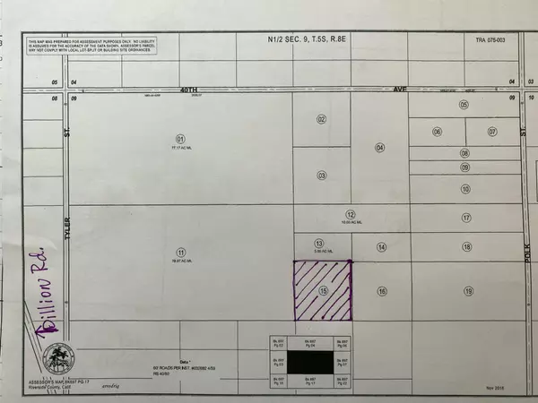 Indio, CA 92201,0 Near Dillion/Fargo Cyn