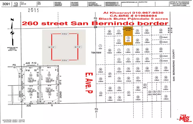 0 VAC/VIC AVENUE P8/257 ST, Palmdale, CA 93591