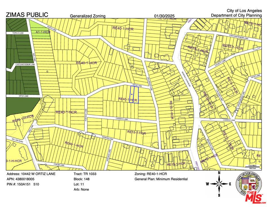 Los Angeles, CA 90077,10442 W Ortiz Ln