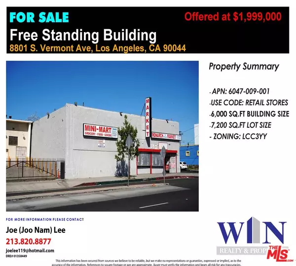 8801 S Vermont Ave, Los Angeles, CA 90044