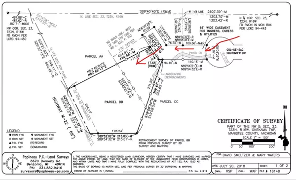 Onekama, MI 49765,Lot BB Southview Drive