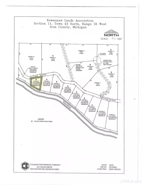 Crystal Falls, MI 49920,Parcel 9 Paint River