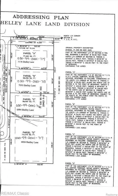 Canton, MI 48187,6984 SHELLEY LANE