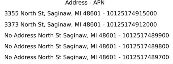 Saginaw, MI 48601,3373 NORTH Street