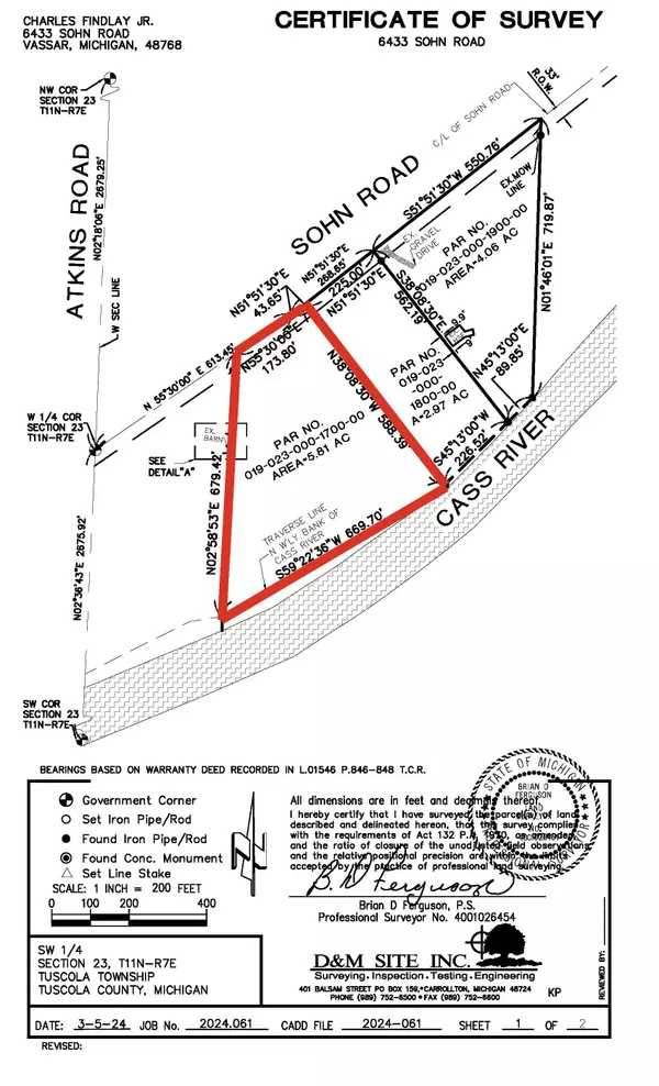 Vassar, MI 48768 9490,0000 SOHN Road