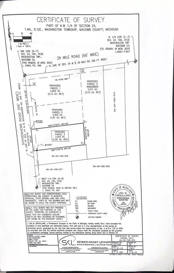 schoenherr SE 29 MILE AND SCHOEHNERR Road, Washington, MI 48094