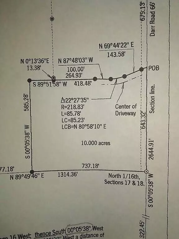 Scottville, MI 49454,Vac. land S Darr Road