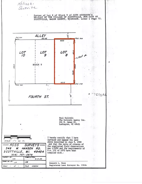 Lot 8 W 4th Street, Scottville, MI 49454