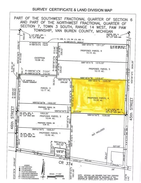 Parcel 4 45th, Paw Paw, MI 49079