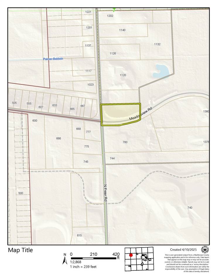 Chelsea, MI 48118,N Freer Road