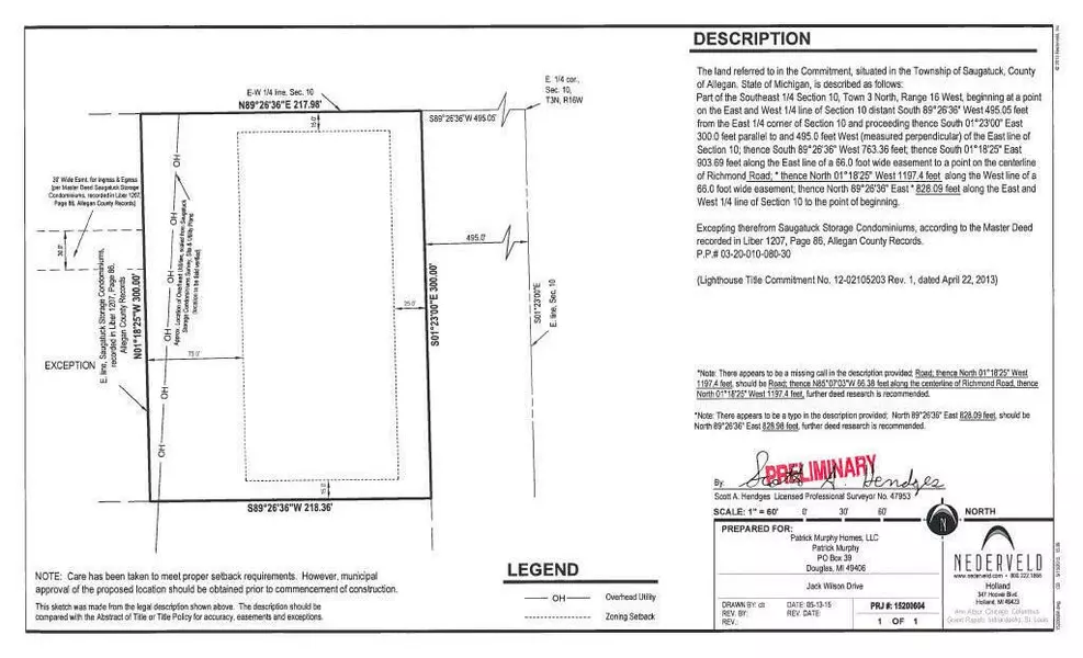 Lot Jack Wilson Drive, Saugatuck, MI 49453