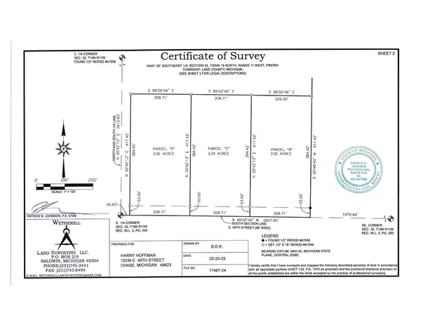 Chase, MI 49623,2 acres E 48th Street