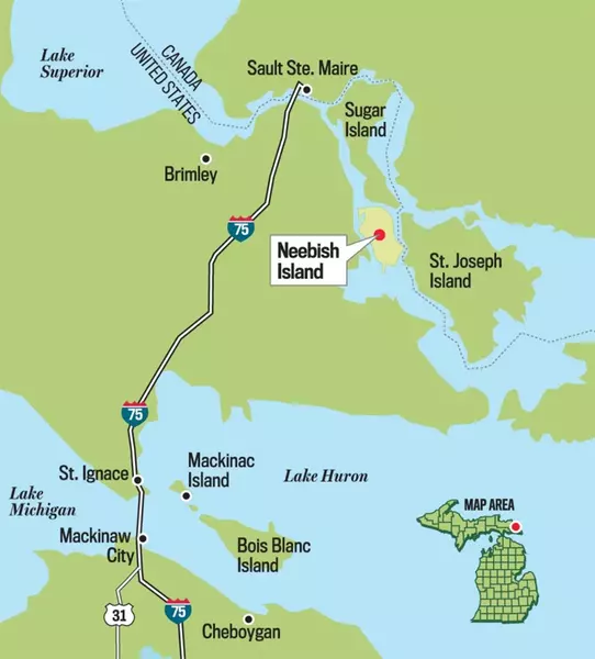 E 15 Mile Road, Barbeau, MI 49710