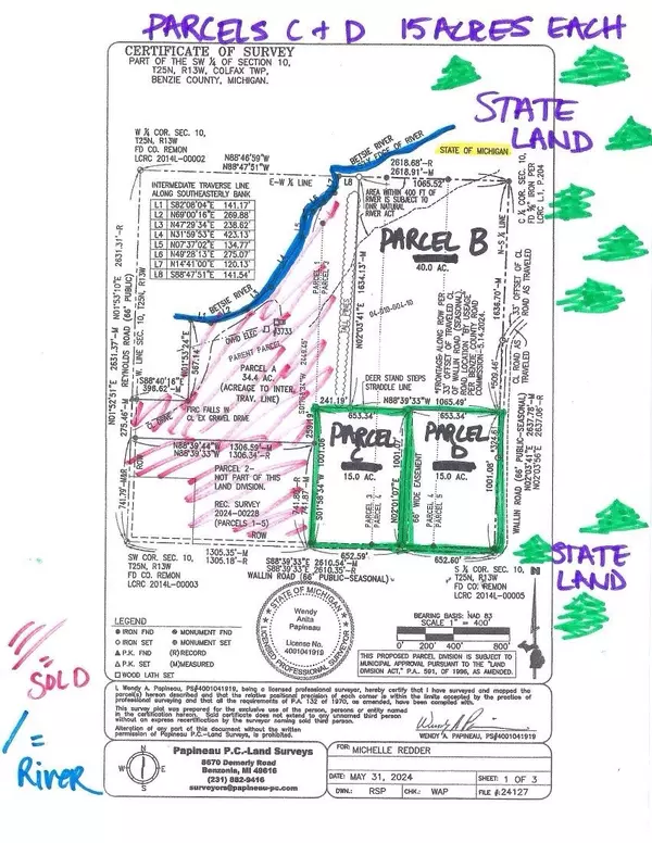 Thompsonville, MI 49683,Parcel C Wallin Road