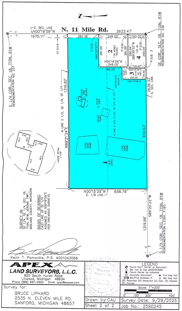 2535 N 11 Mile Road, Sanford, MI 48657