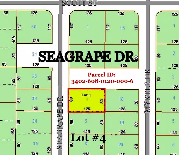 0 Seagrape Dr. Lot 4 DR, Fort Pierce, FL 34982