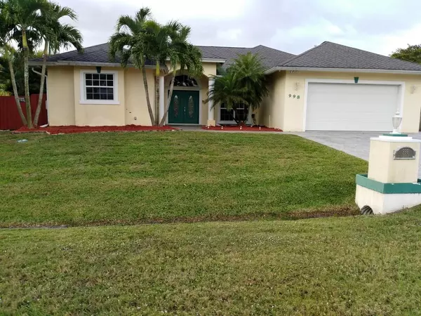 Port Saint Lucie, FL 34953,998 SW Sultan DR