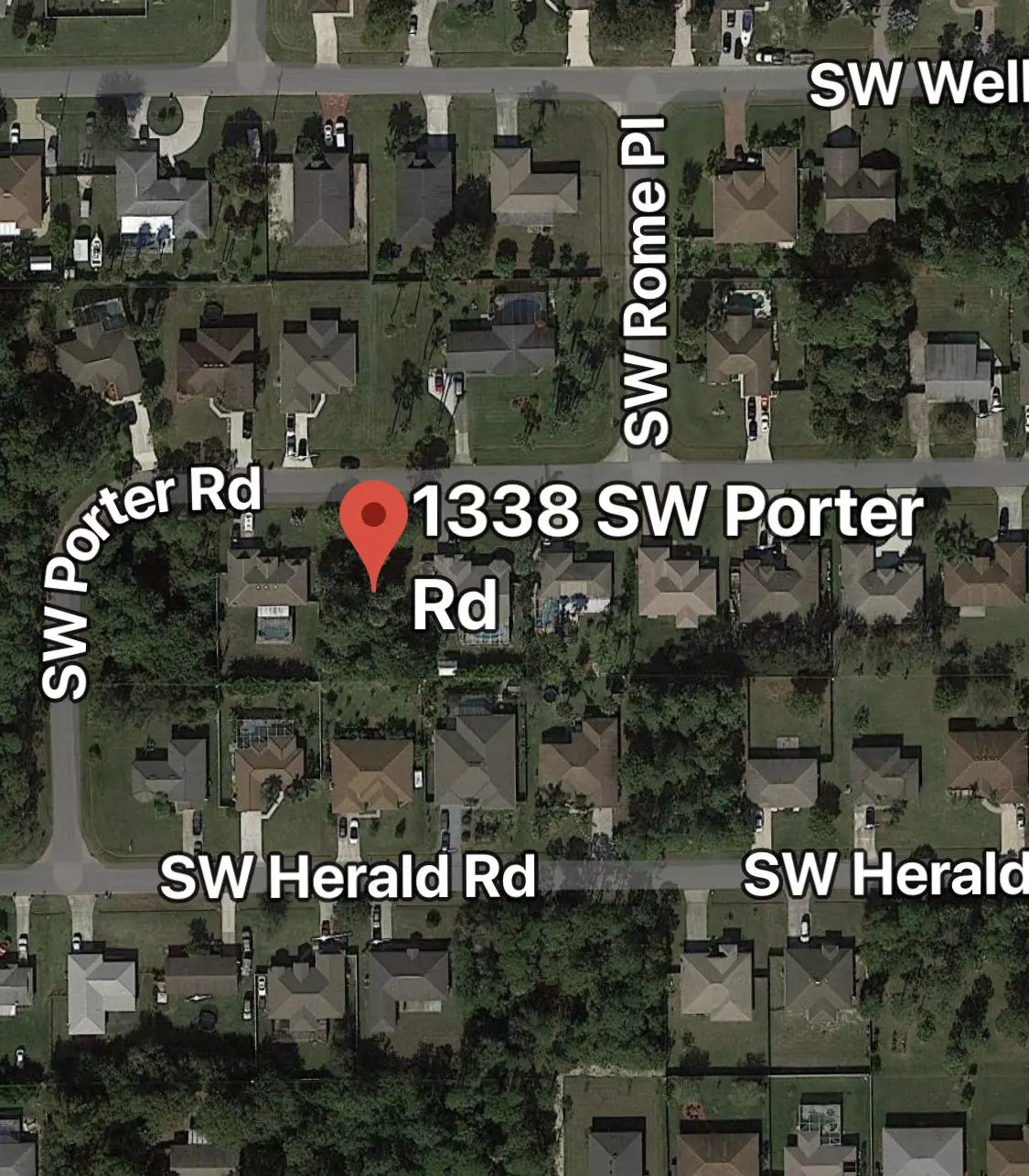 Port Saint Lucie, FL 34953,1338 SW Porter RD