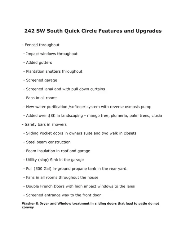 Port Saint Lucie, FL 34953,242 SW Quick CIR